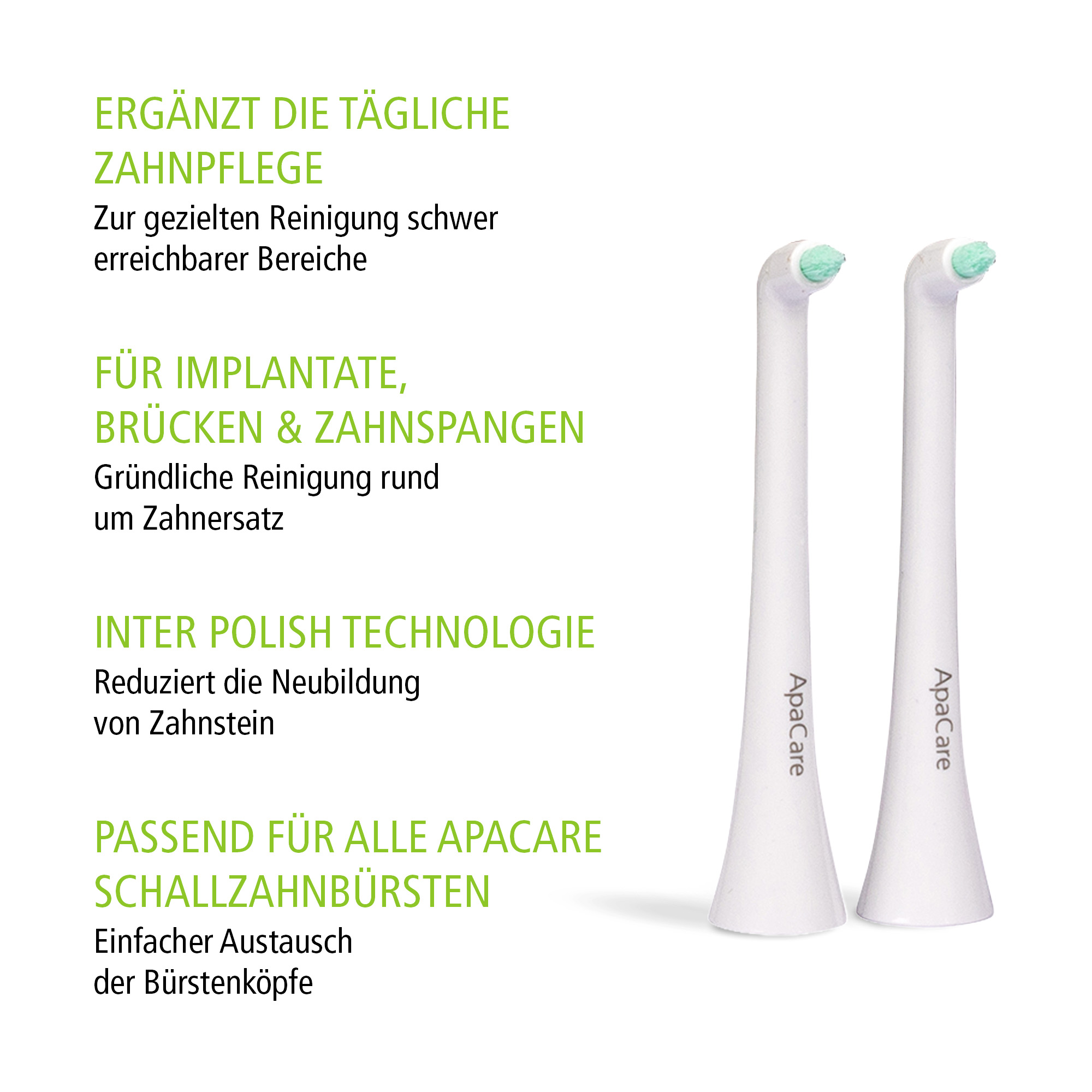 Sonic Inter Polish Brush Set 2 pcs (for interdental spaces)
