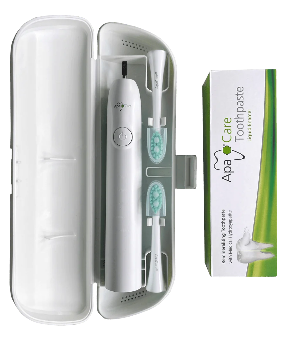 Travel - Sonic Professional Toothbrush sonic toothbrush and travel case incl. one ApaCare toothpaste Reiseset mit Zahnbürste und Zahnpasta