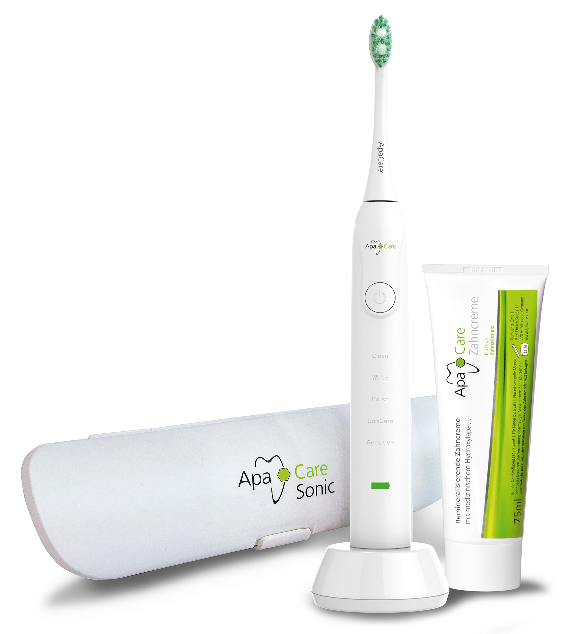 Travel - Sonic Professional Toothbrush and travel case incl. one ApaCare toothpaste